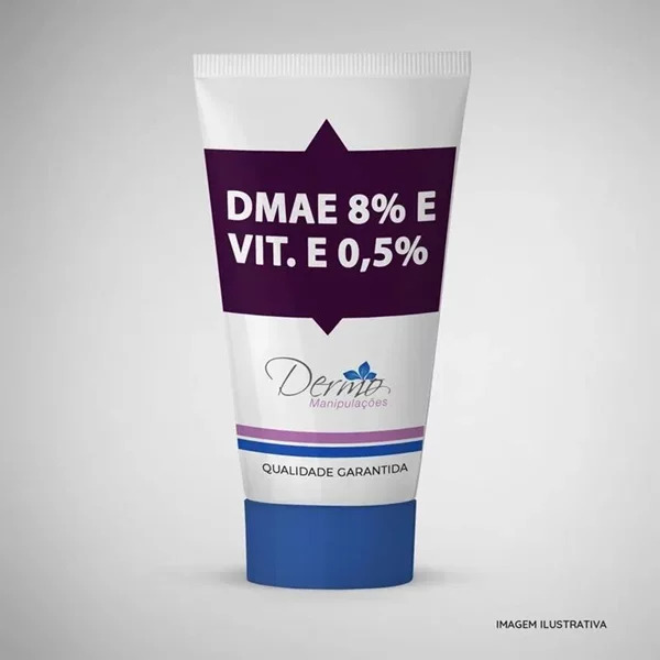 imagem do frasco do produto DMAE 8% e Vit E 0,5% – Lifting e Hidratação Corporal