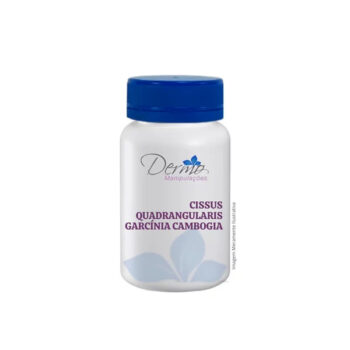 Cissus Quadrangularis 250mg + Garcínia Cambogia 500mg – Redução de peso sem ansiedade