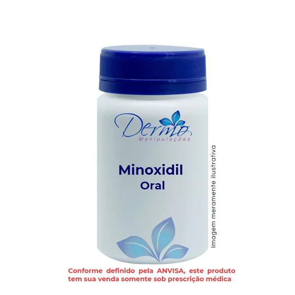 imagem do frasco do produto Minoxidil ORAL (Venda somente contatando nosso atendimento)