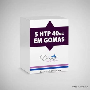 5 HTP 40mg - Goma base para emagrecer combatendo a ansiedade