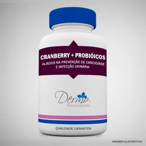 Imagem frasco Cranberry + Probióicos - Aliados na Prevenção de Candidíase e Infecção Urinária