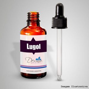 Imagem monstrando um frasco de Lugol