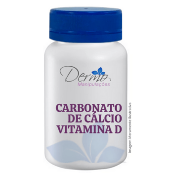 Carbonato de Cálcio 500mg + Vitamina D 400ui - Combate a Osteoporose